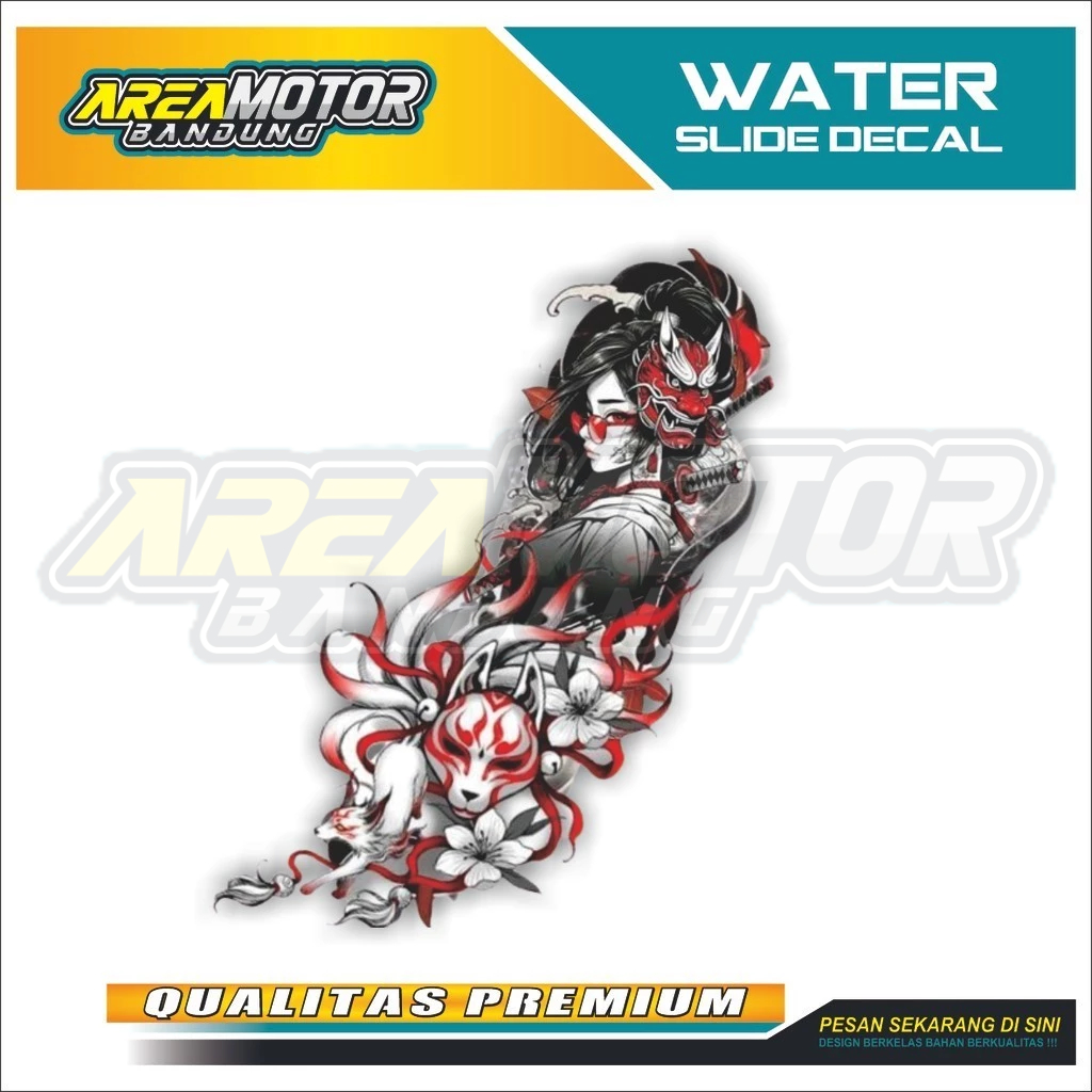 Jual TRANSPARAN WATER SLIDE DECAL LADIES SHINOBI/ TRANSPARAN WATER ...