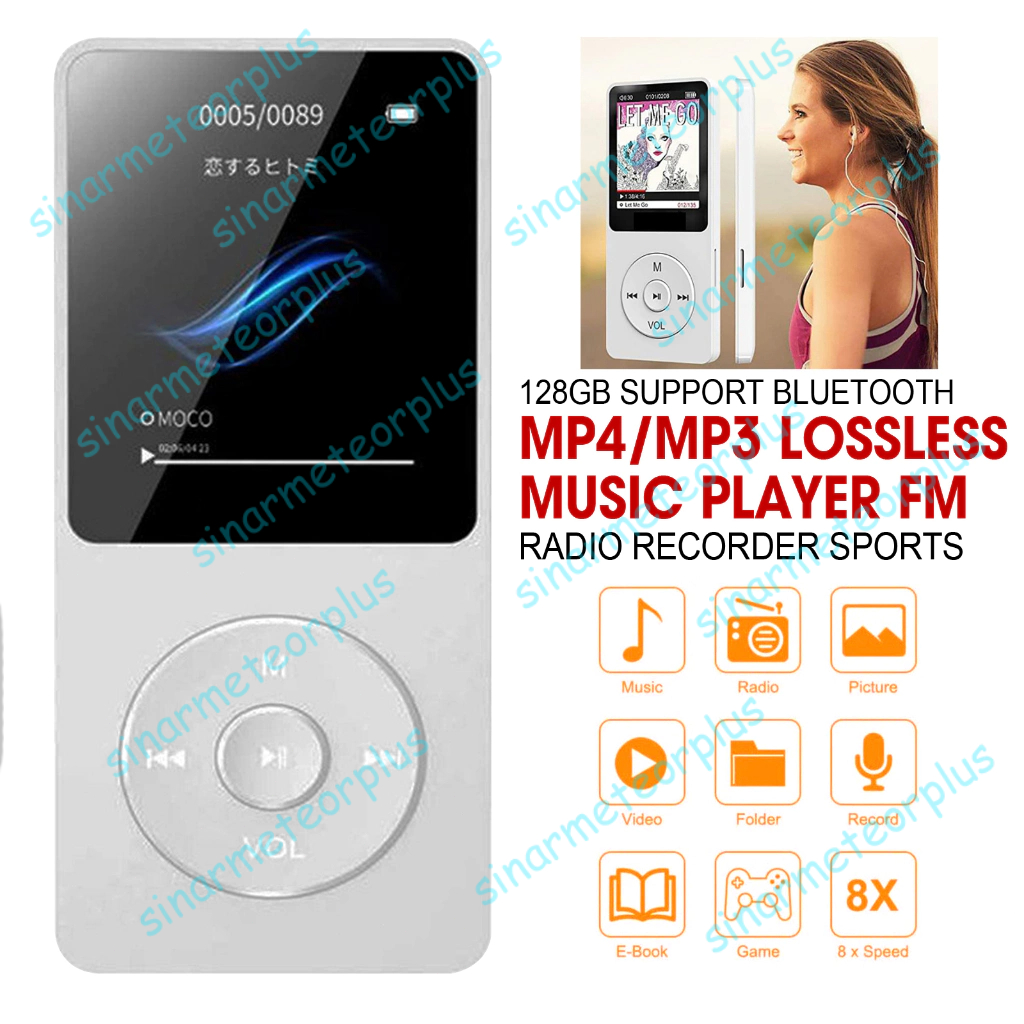 Jual Mp4 Player Digital Audio FM Radio Audio Recording Mini Walkman MP3 ...