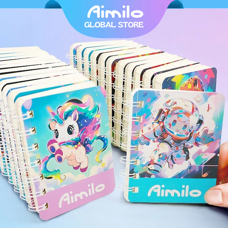Jual [READY] Aimilo New Design Notebook A7 Scrapbook Mini Buku Kecil ...