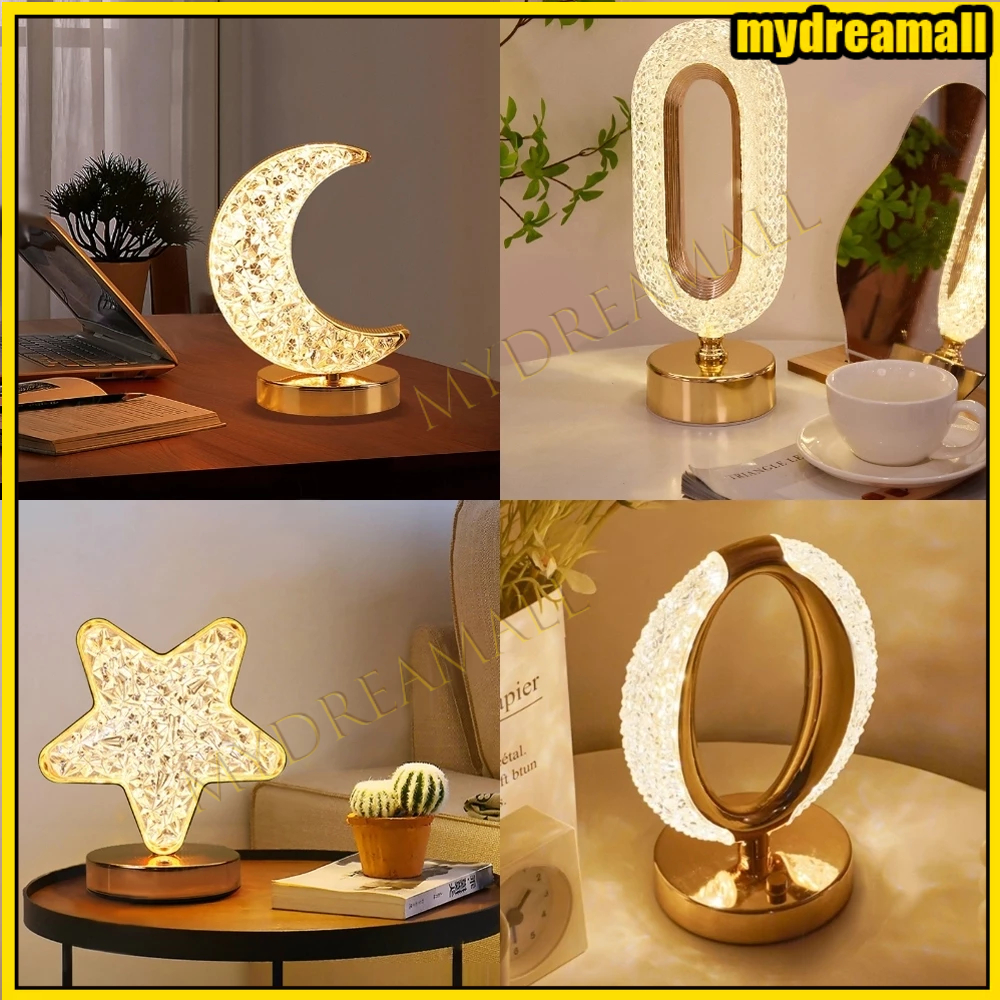 Lampu Meja Hias Acrylic Crystal