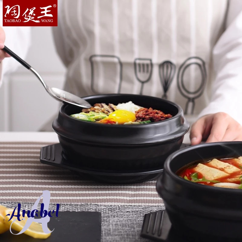 Jual Mangkok Korean Hotpot Keramik Tanah Liat Mangkok Sup Dolsot Bibimbap Alas Ttukbaegi 2881