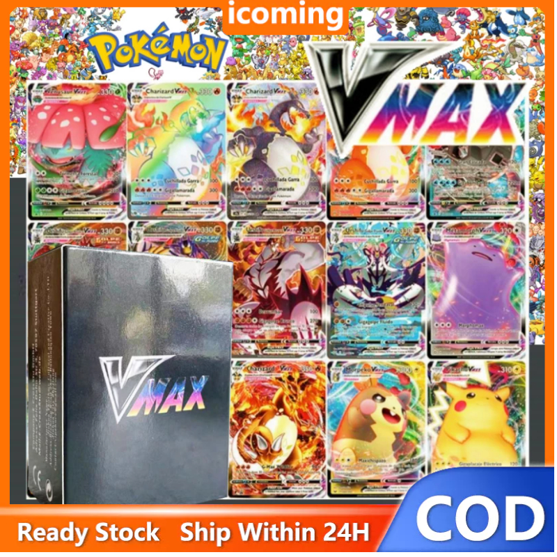 Jual [COD] Authentic Guarantee Kartu Pokemon VMAX Versi Bahasa Inggris