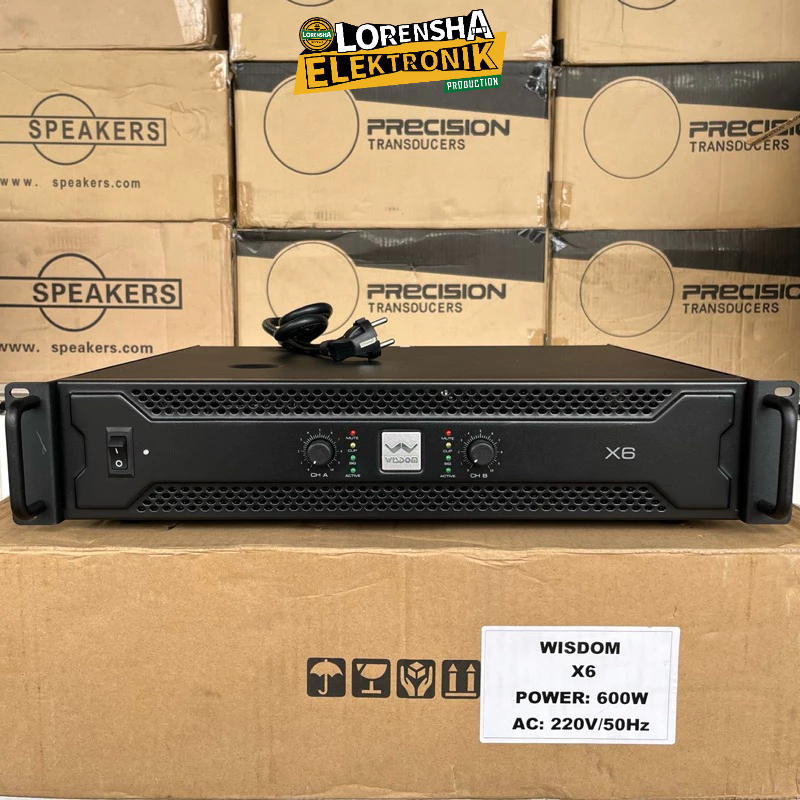Jual Power Amplifier WISDOM X6 Original Power Amplifier Class H