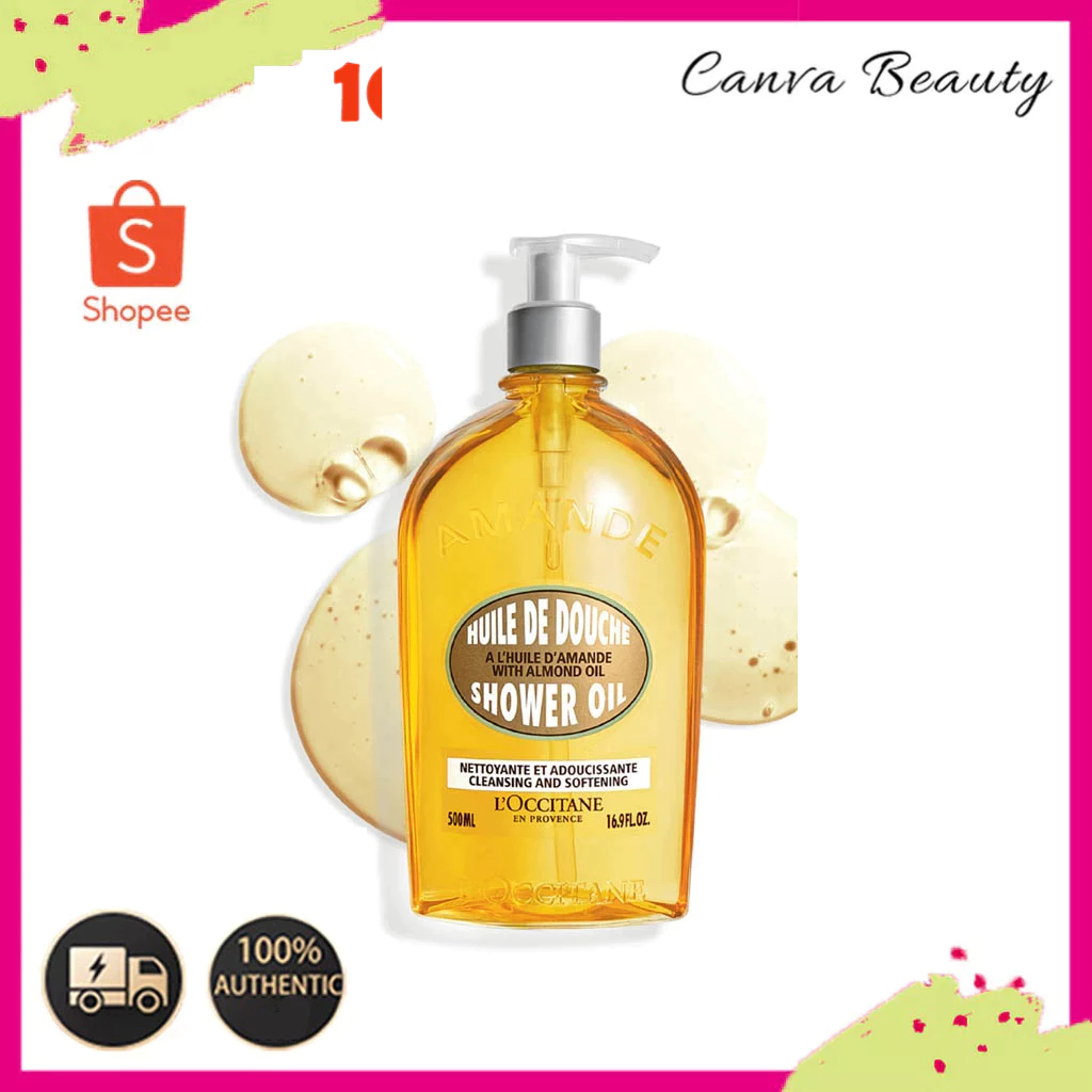 Jual [EXP2025/9/5]L'Occitane Almond Cleansing & Softening Shower Oil