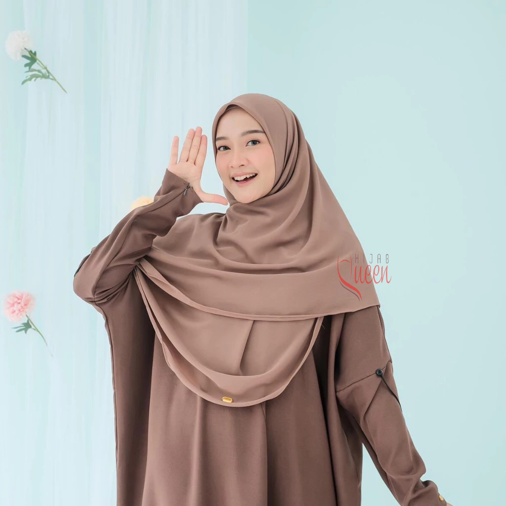 Jual Naura Hijab Segi Empat Oval size 130x130cm Shopee Indonesia