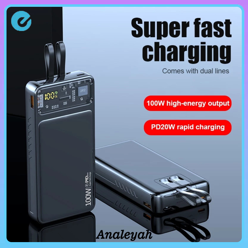 Jual Power Bank Awet Tahan Lama 100W Power Bank Fast Charging Power