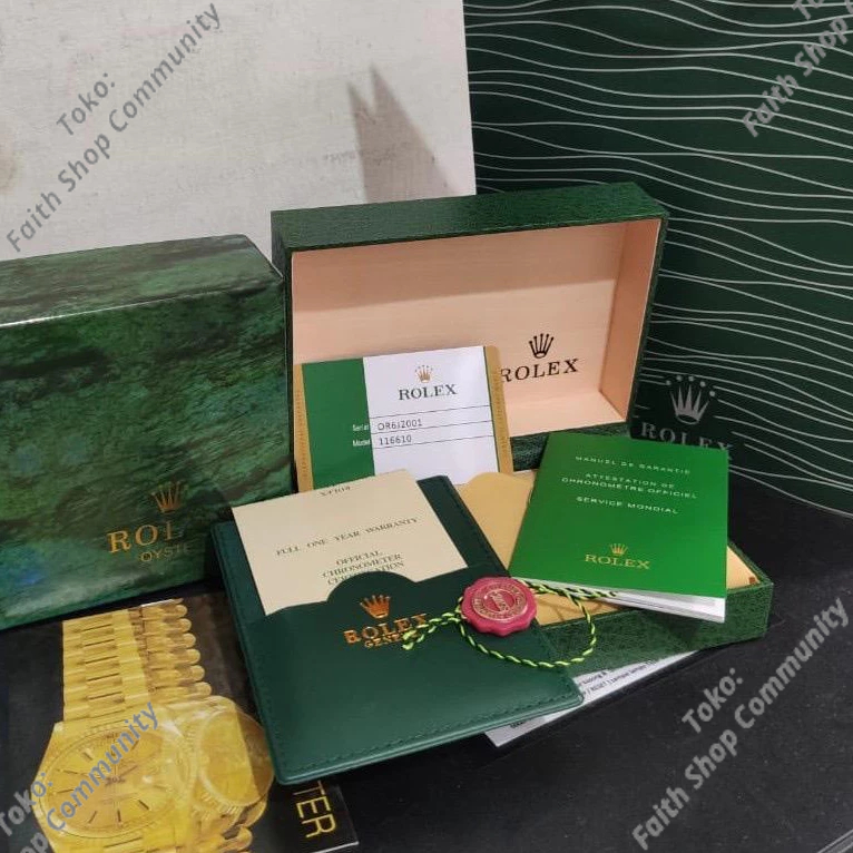 Jual Box Kotak Rolex Komplit Bok Rolek Include Kartu Paper Bag Kotak Rolex Original Exclusive Shopee Indonesia