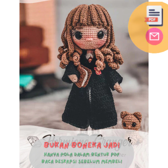 Jual Hermione {Pdf File Amigurumi Pattern} | Shopee Indonesia