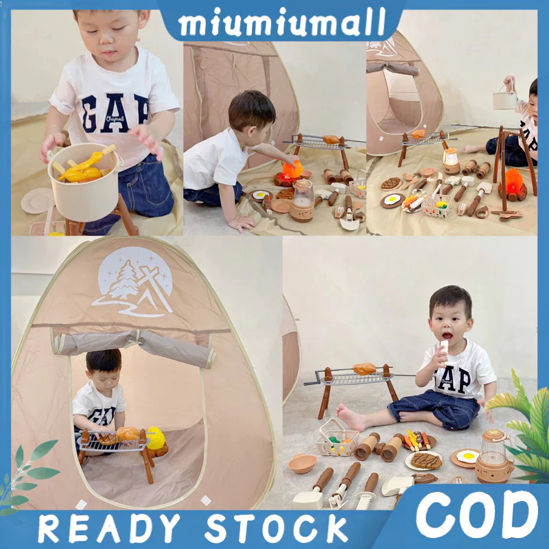 【harga grosir 】camping set koala diary cooking utensil mainanmelewati tenda berkemah/masak bbq/mainan