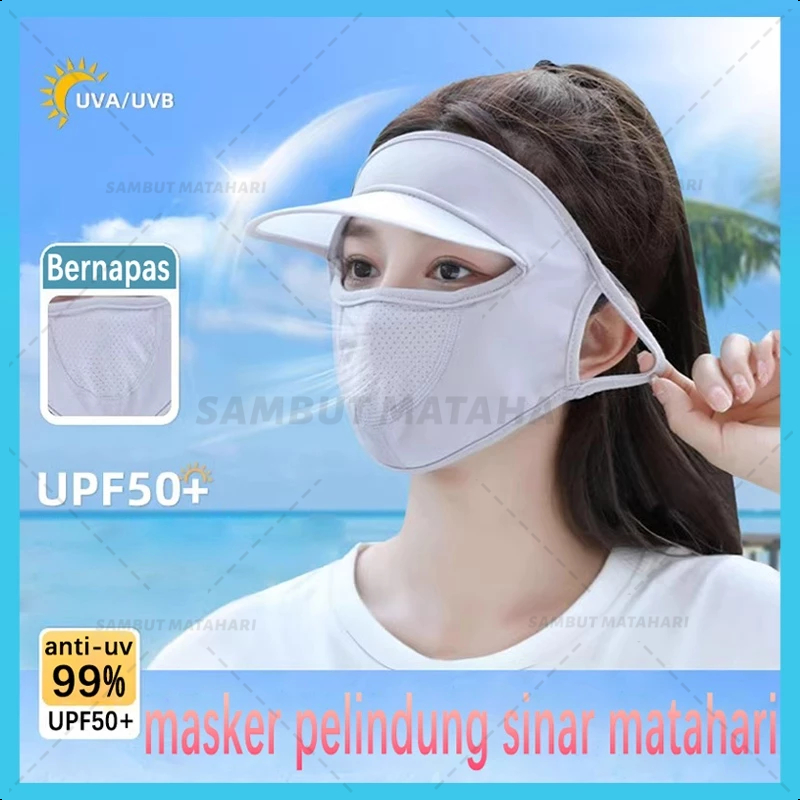 Jual masker uv protection/penutup wajah anti debu/masker motor wanita ...