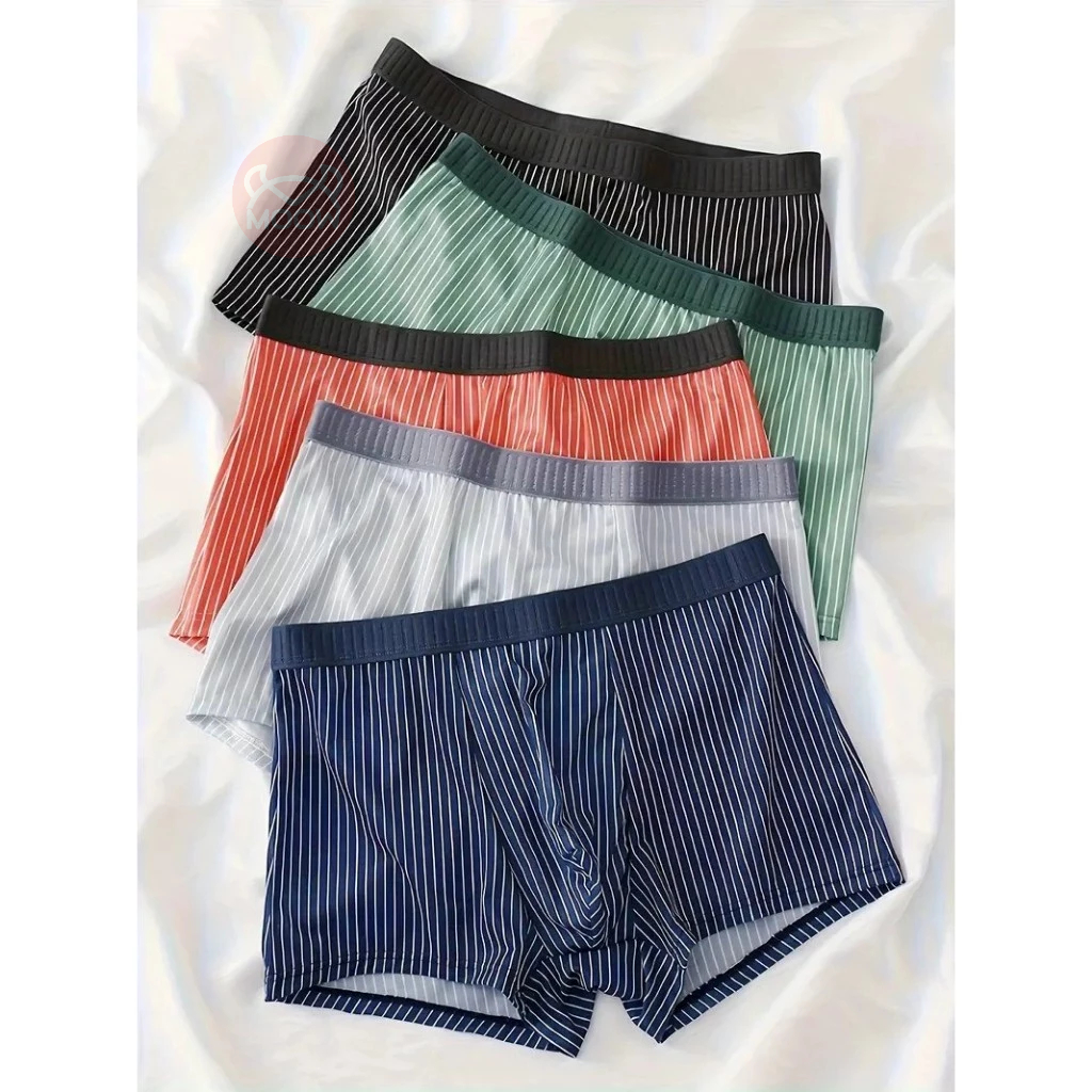 Jual Larunshow PAKET 5 PCS Celana Dalam Pria Boxer CDP15 Antibakteri ...