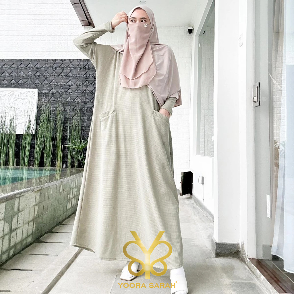 Knitted abaya on sale