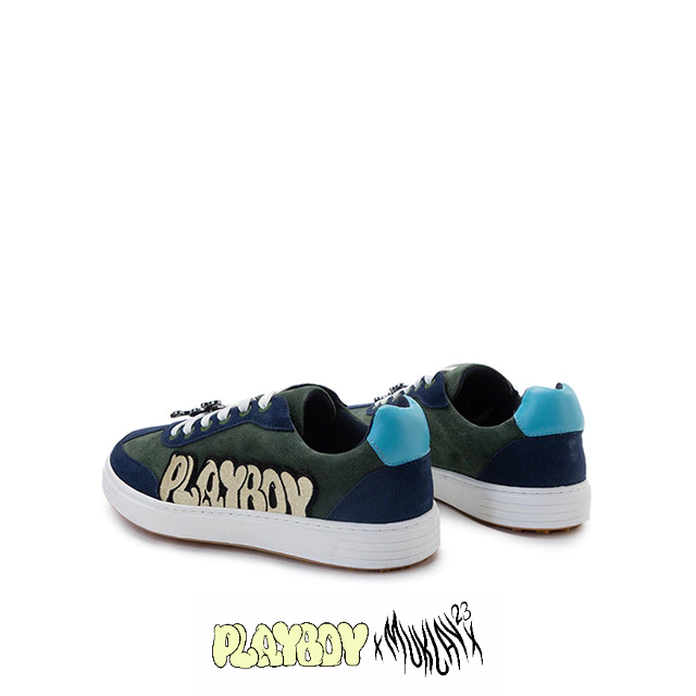 Jual Playboy X Muklay Sneakers Pria Muplay In Olive PI6663OL | Shopee ...