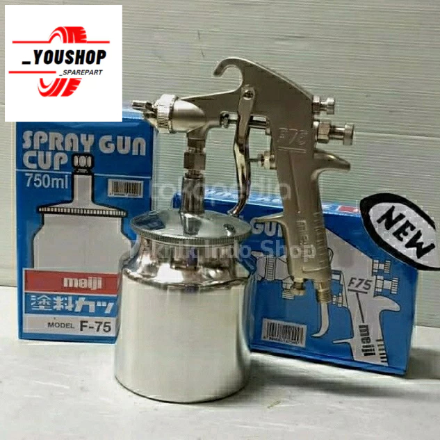 Jual Spray Panting Gun / Spit Cat MEIJI F75 Tabung Bawah Shopee Indonesia