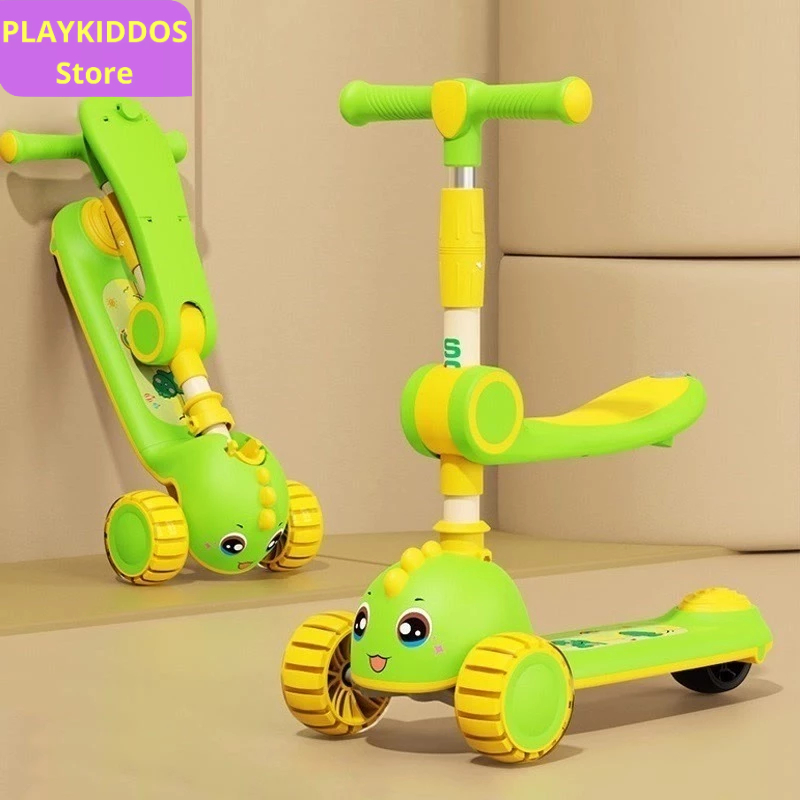 Jual Skuter Anak 3 Roda Sekuter Anak Scooter Anak Roda 3 dengan Lampu ...