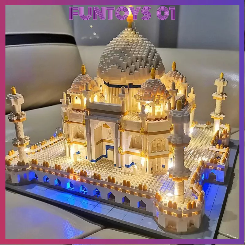 Jual 3999PCS Mainan Balok Taj Mahal Model Arsitektur Terkenal di Dunia ...