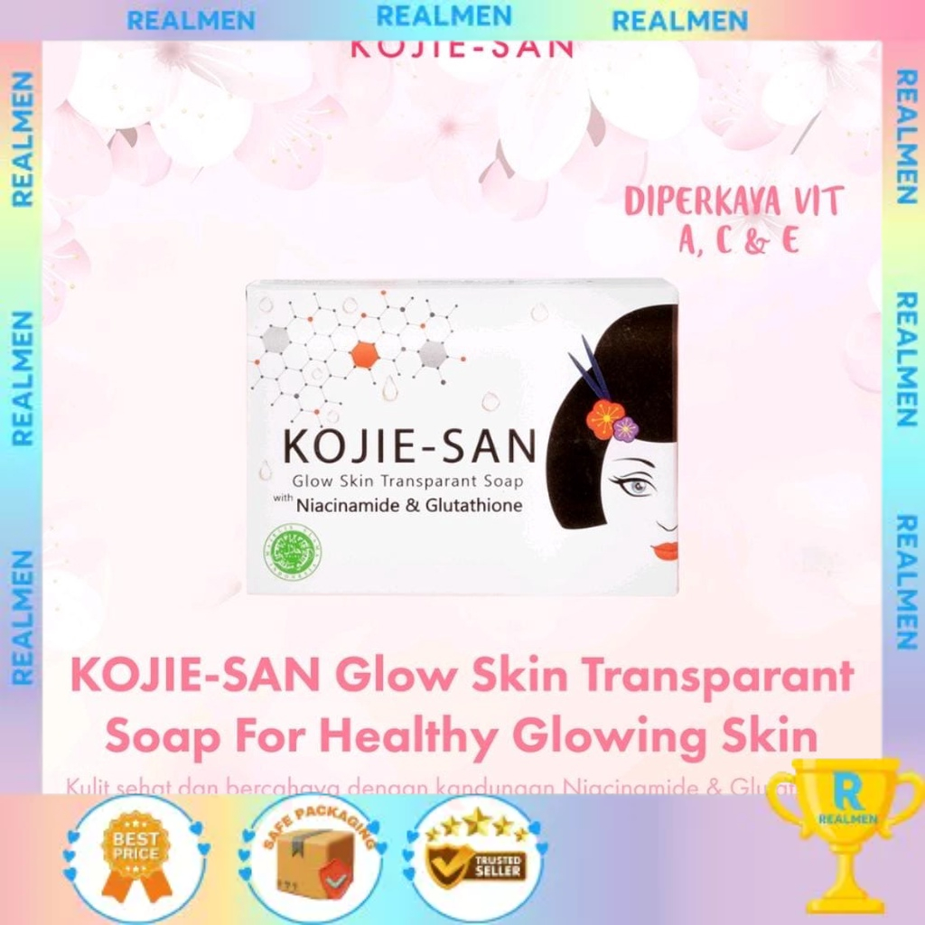 KOJIE SAN BRIGHTENING SOAP / GOAT MILK / NIACINAMIDE & GLUTA SOAP - KOJIE SAN SABUN BATANG 65 gr