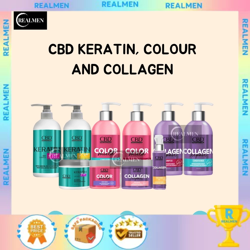 CBD Professional Series Keratin / Color Shield / Collagen Shampo 250ml / Conditioner 250ml