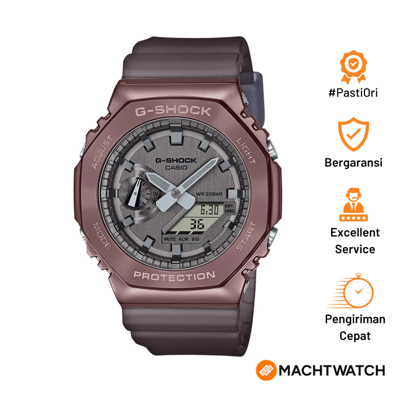 Jual [PRJ] Casio G-Shock GM-2100MF-5ADR CasiOak Midnight Fog Grey ...
