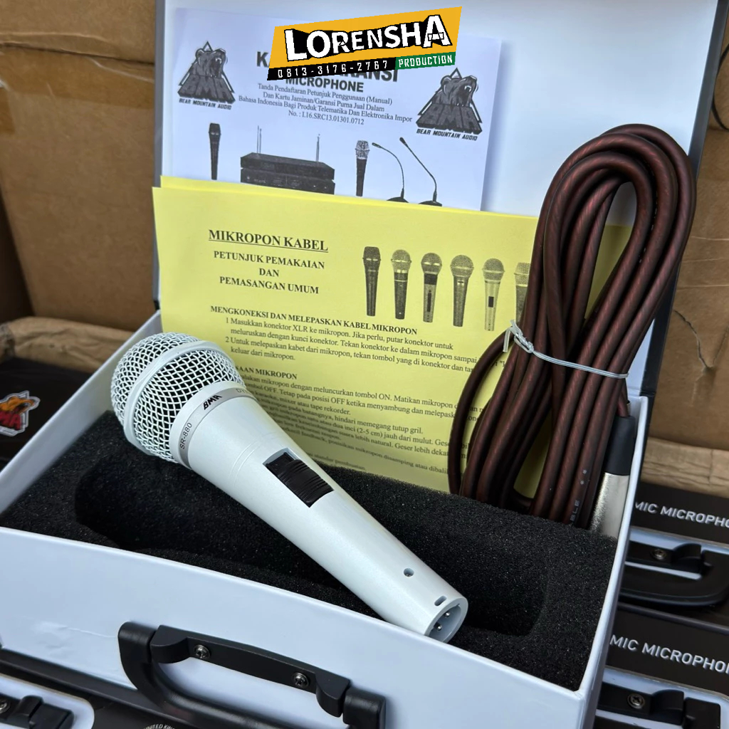 Jual Mic Kabel BMA SR880 Professional Dynamic Microphone | Shopee Indonesia