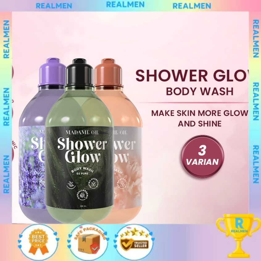 Madame Gie Shower Glow - Hypoallergenic Sabun Mandi - shower scrub - Shower Gel