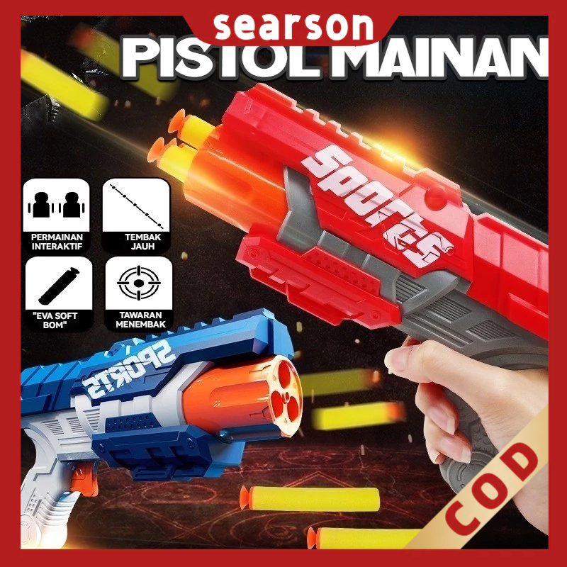 Jual Soft Bullet Gun Pistol Mainan Anak Mainan Gun Mainan Airsoft ...