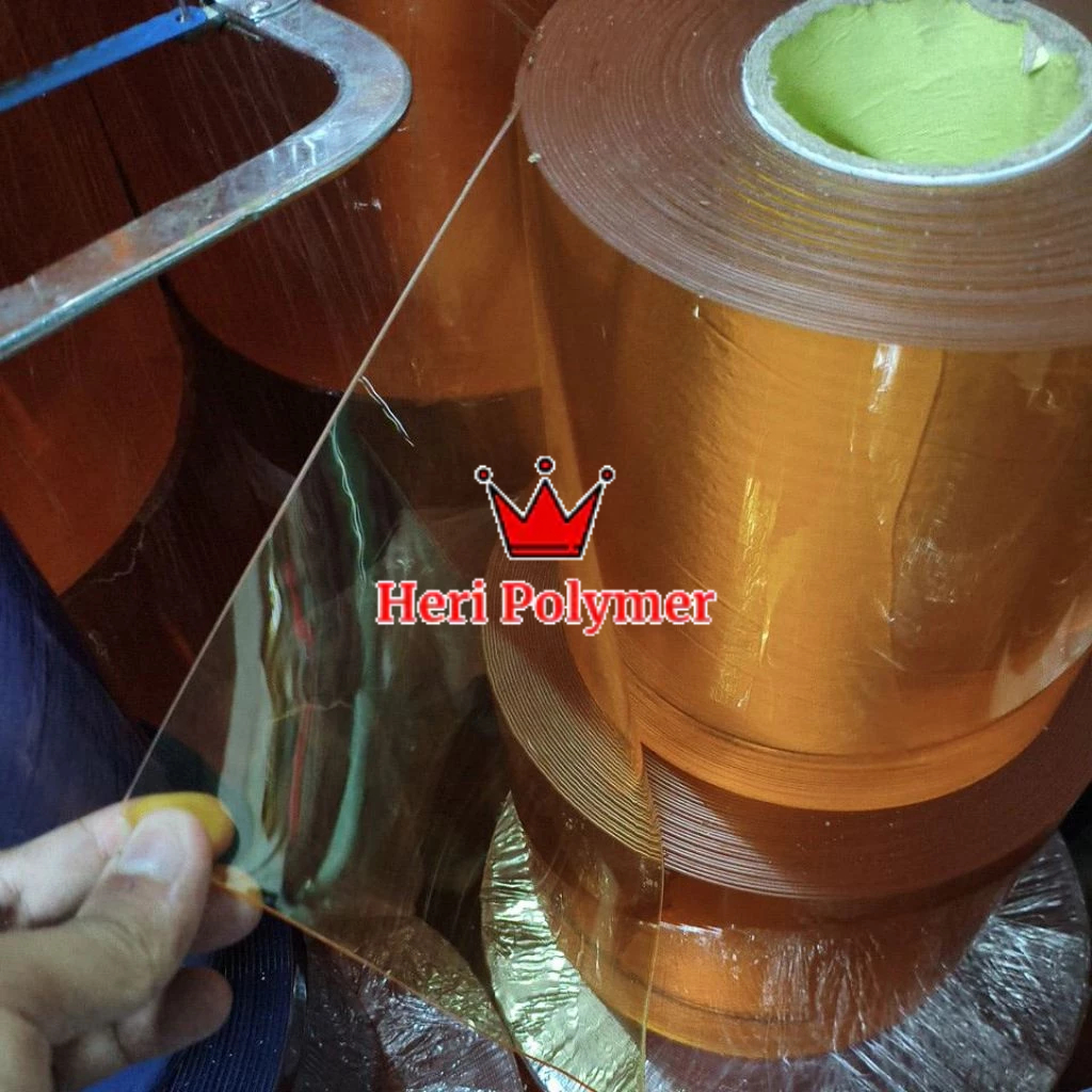 Jual PVC Curtain Kuning ( Yellow Clear ) 2mm x 20cm x 50mtr ( 1 ROL ...