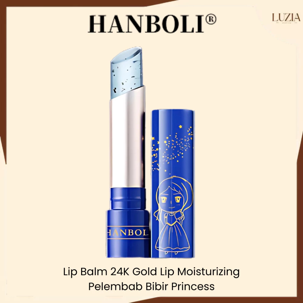 Jual HANBOLI Lip Care Lip Balm 24K Gold Lip Moisturizing Pelembab Bibir ...