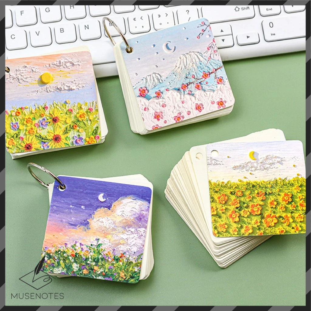 Jual Notebook Ring isi 80 lembar Sticky Note Ring Memo Ring Notebook ...