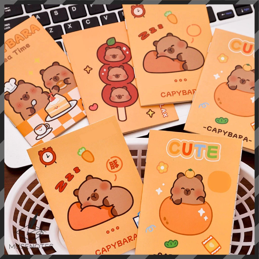Capybara Buku Tulis Mini