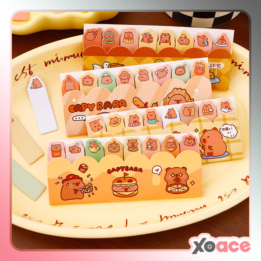 Jual Sticky Notes Capybara 120 Lembar Capybara Lucu Kertas Memo Penanda ...