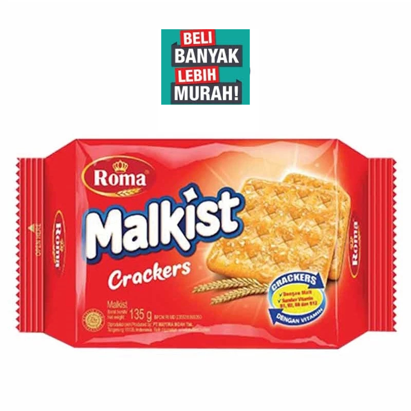 Jual ROMA MALKIST CRACKERS MANIS 105GR * | Shopee Indonesia