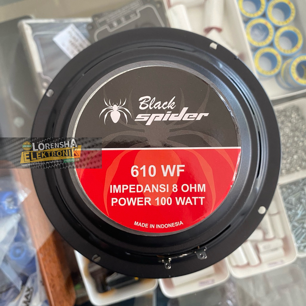 Jual Speaker Woofer 6 Inch Black Spider BS 610 WF | Shopee Indonesia