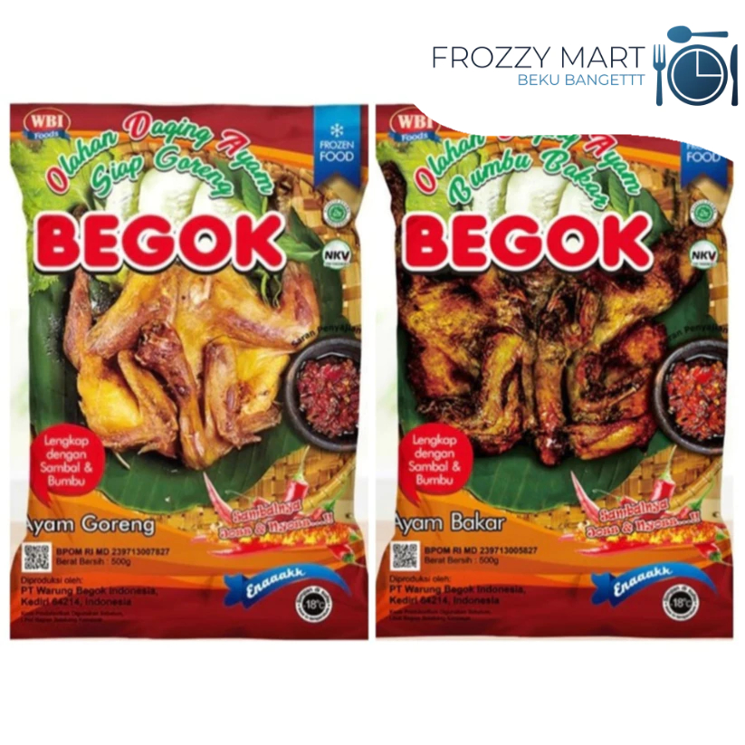 Jual BEGOK Ayam & Bebek Bumbu Bakar / Siap Goreng – 400gr & 500gr ...