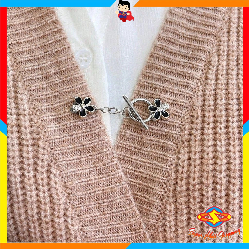 Jual SMS Mini Bros Karakter Pengait Klip Cardigan Kancing Ikatan Simpul ...