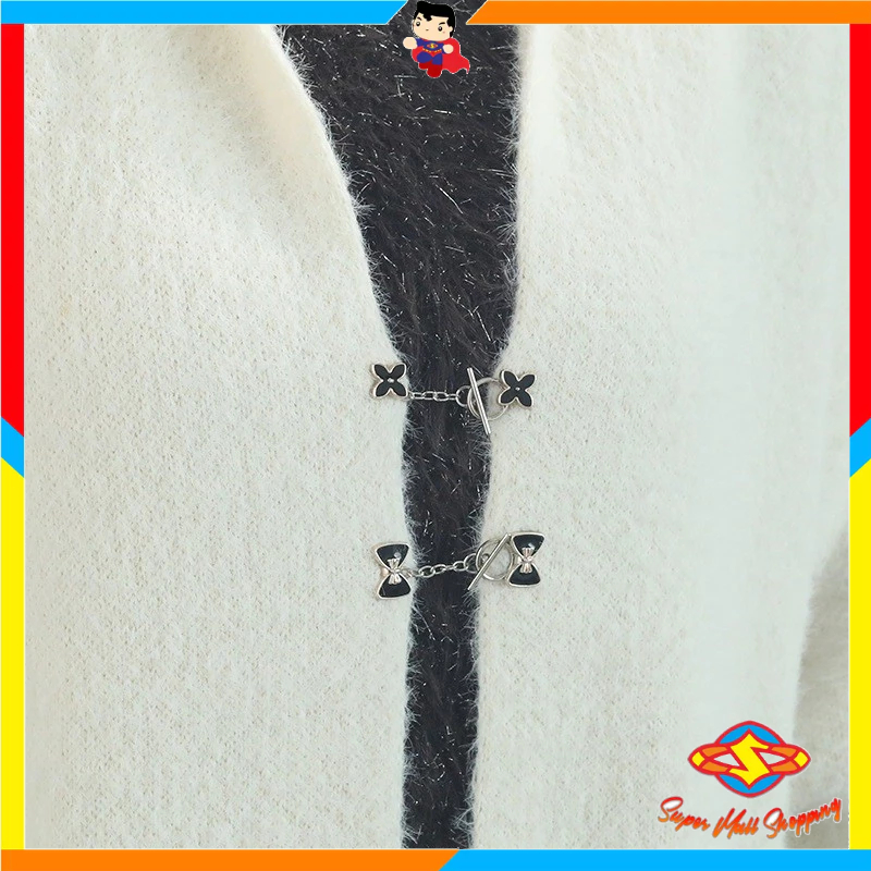Jual SMS Mini Bros Karakter Pengait Klip Cardigan Kancing Ikatan Simpul ...
