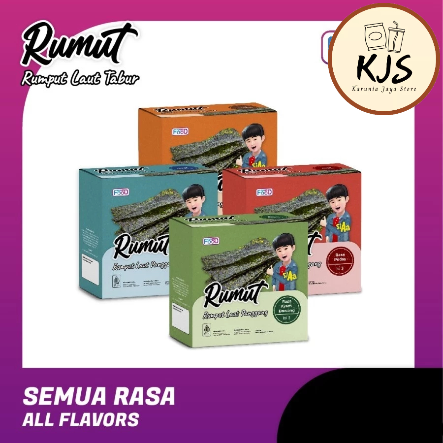 Jual RANS RUMUT CEMILAN RUMPUT LAUT PANGGANG/GORENG (HARGA PER BOX ...