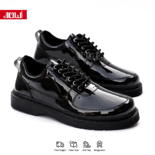 Skechers Black Patent Skechers Shoes Women Work Black Memory Foam