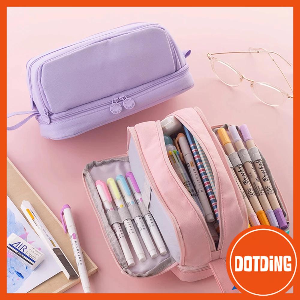 Jual [COD] Kotak Pensil Angoo Kapasitas Besar Kotak Alat Tulis ...
