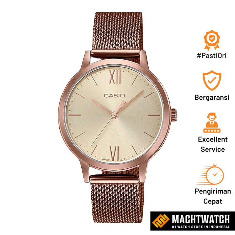 Jam tangan casio rose gold sales