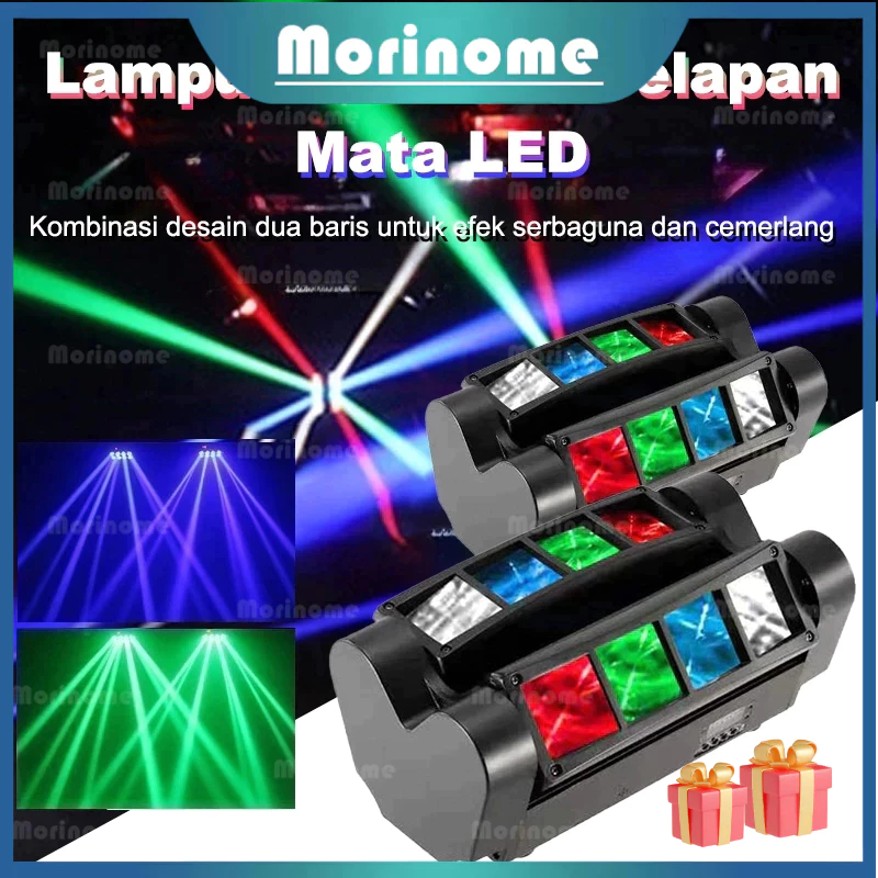 Jual Lampu spider led Moving head mini spider 8x5watt LED mini spider ...