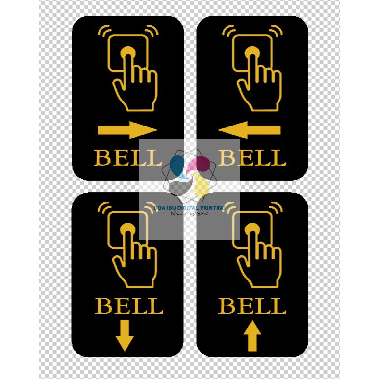 Jual Sign Bell Akrilik Custom 2 | Shopee Indonesia