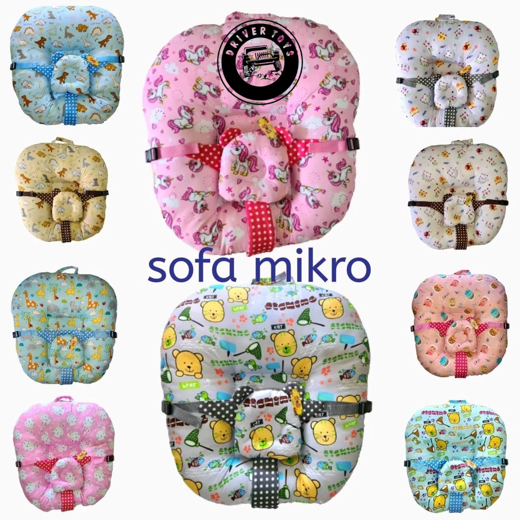 Jual Sofa Bayi - Free Bantal Bayi Anti Peyang | Bantal Menyusui