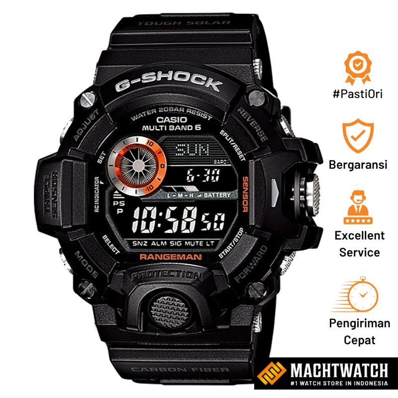 Jual Jam Tangan Pria Casio G-Shock RANGEMAN GW-9400BJ-1JF Master Of G ...