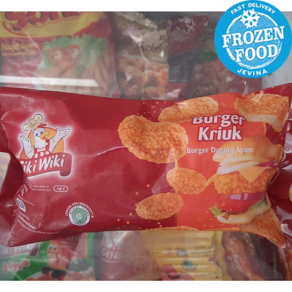 Jual Ciki Wiki Burger Kriuk 310gr isi 6 | Shopee Indonesia