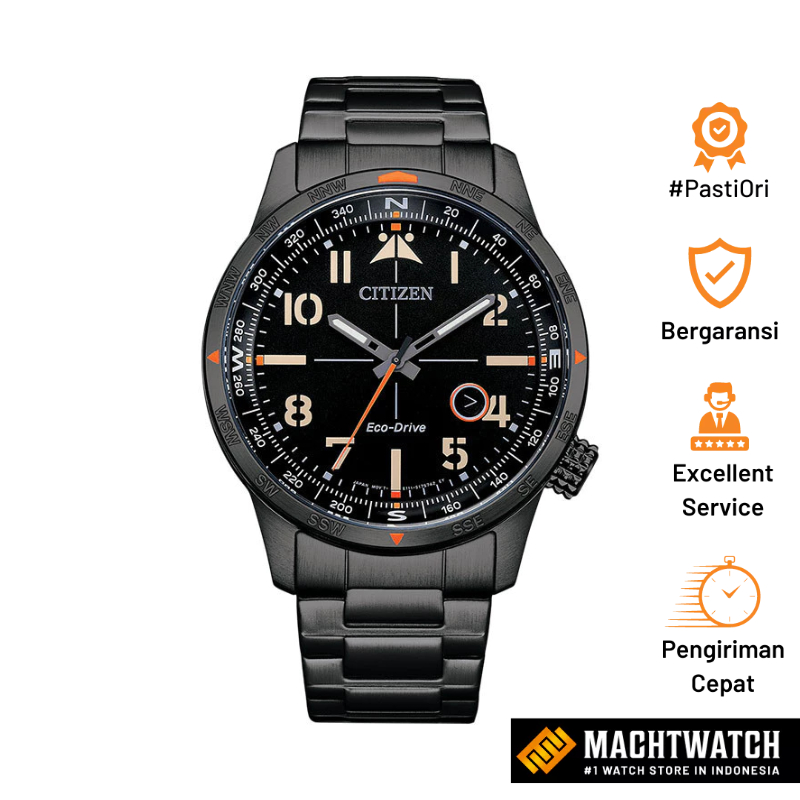 Jual Jam Tangan Pria Citizen Eco-Drive BM7555-83E Compass Inspired ...