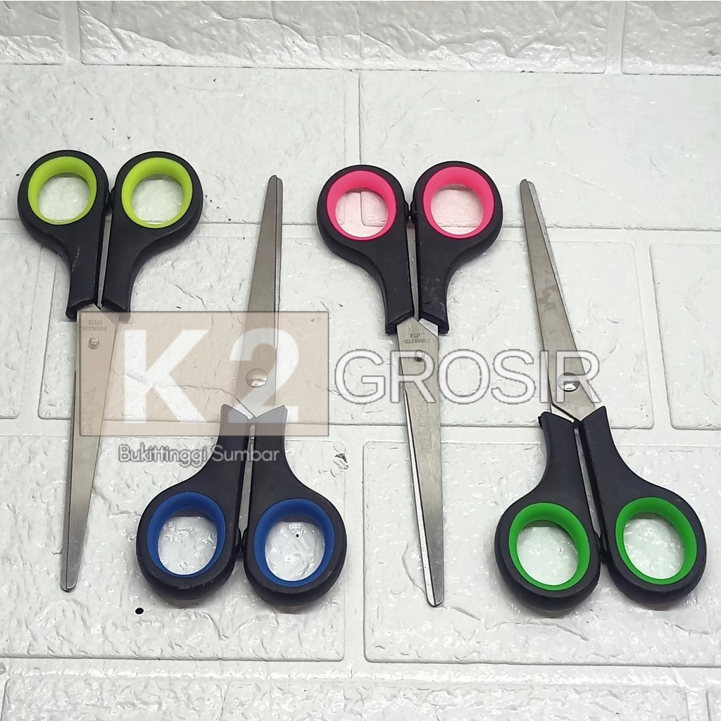 Jual (1 Renteng / 12 Pcs) Gunting Rentengan Ukuran 6'' Menengah ...