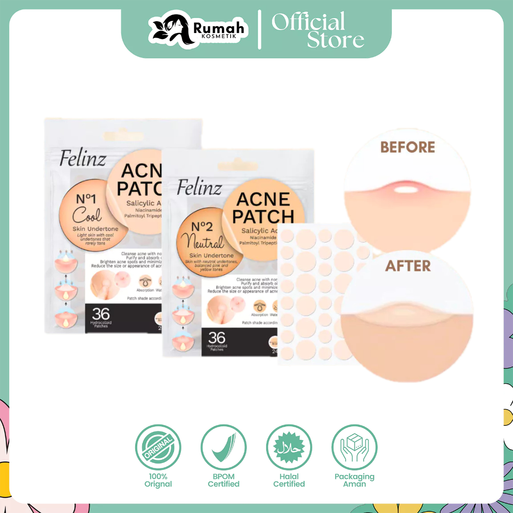 Jual FELINZ ACNE PATCH SALICYLIC ACID - 36 PATCHES | Shopee Indonesia
