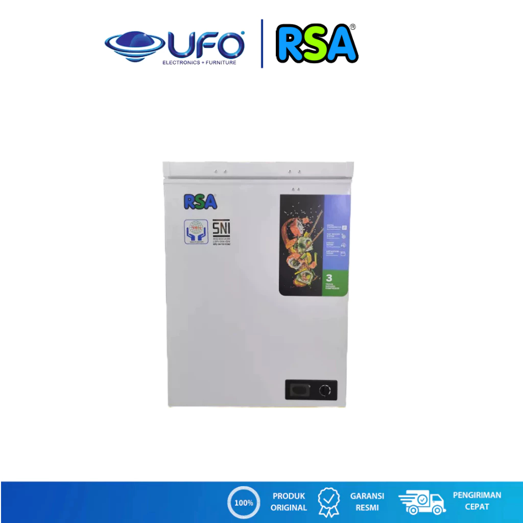 Jual RSA CF110 Chest Freezer Kapasitas 100 Liter | Shopee Indonesia