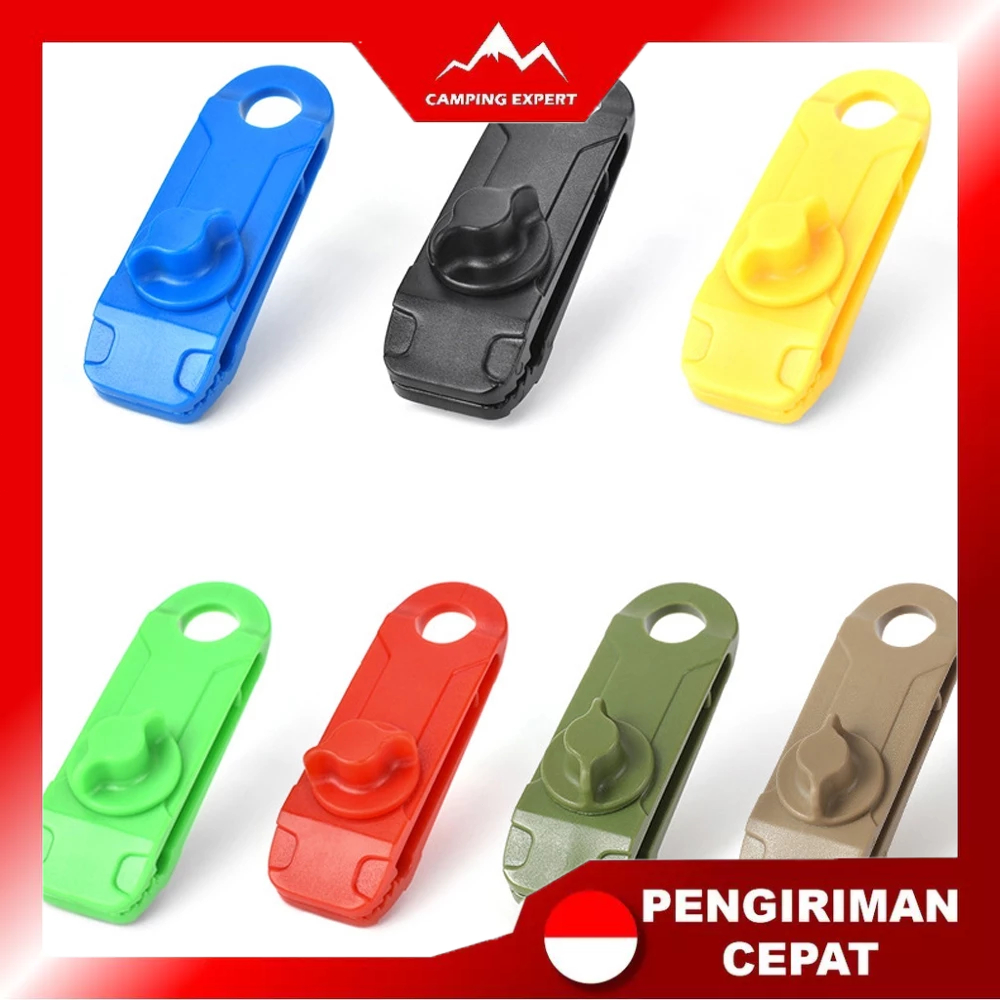 Jual Tarpaulin Clip Tent Canopy Clip Buckle Outdoor Wind Rope Clamps ...